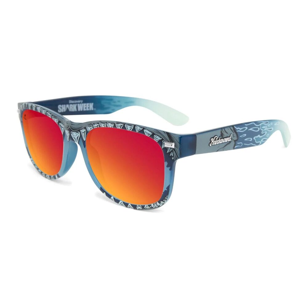 Knockaround X Discovery SHARK WEEK 2022 Fort Knocks Polarized Premium Sunglasses